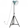Lampa stojąca, 25 W, postarzany niebieski, 61x61x90/150 cm, E27
