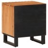 Szafki nocne, 2 szt., 40x34x46 cm, lite drewno akacjowe