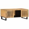Stolik kawowy, 100x55x40 cm, lite surowe drewno mango