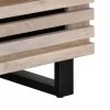 : Stolik kawowy, 80x55x40 cm, lite drewno mango