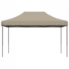 Składany namiot imprezowy typu pop-up, taupe, 440x292x315 cm
