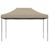 Składany namiot imprezowy typu pop-up, taupe, 410x279x315 cm