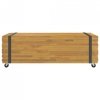 Stolik kawowy, 110x45x35 cm, lite drewno tekowe
