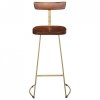 Hokery barowe 2 szt. 49x43x103 cm Drewno lite Mango