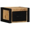 Szafki nocne 2 szt. 40x35x25 cm Drewno lite surowe Mango