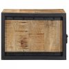 Szafki nocne 2 szt. 40x35x25 cm Drewno lite surowe Mango