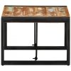 Stolik kawowy wielokolorowy 50x50x35 cm lite drewno odzyskane