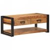 Stolik kawowy 90x50x38 cm Drewno lite Akacja