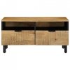 Stolik kawowy Brązowy 80x54x40 cm Drewno lite Mango