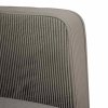 Sofa Fotel z Podłokietnikami Jasnoszary 54 cm Tkanina Kordowa