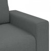 Sofa 3-osobowa, ciemnoszara, 180 cm, tapicerowana tkaniną