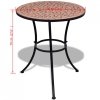 Stolik bistro, terakota, 60 cm, mozaikowy
