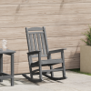 Krzesło Bujane  Jasnoszare 70x92x107 cm HDPE