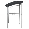 Altanka nad grill, 215x150x220 cm, antracytowa, stal