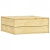 Stolik ogrodowy, 75x75x31 cm, impregnowane drewno sosnowe