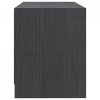 Szafka pod telewizor, szara, 80x31x39 cm, lite drewno sosnowe