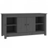 Szafka pod telewizor, szara, 103x36,5x52 cm, drewno sosnowe