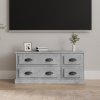 Szafka pod TV, szarość betonu, 100x35,5x45 cm