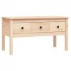 Stolik kawowy, 102x49x55 cm, lite drewno sosnowe