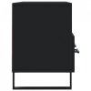 Szafka pod TV, czarna, 102x36x50 cm, materiał drewnopochodny