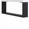 Szafka pod TV, biała, 100x34,5x44,5 cm, materiał drewnopochodny
