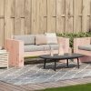 Sofa ogrodowa, 2-osobowa, 134x60x62 cm, lite drewno daglezjowe