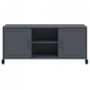 Szafka RTV, antracytowa, 100,5x39x43,5 cm, stal