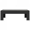 Stolik kawowy z LED Infinity, czarny, 90x50x30 cm