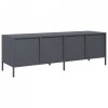 Szafka RTV, antracyt, 135x39x43,5 cm, stal walcowana na zimno