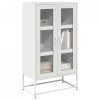 Komoda biała 68x39x123 cm stal