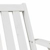 Krzesła ogrodowe Adirondack 2 szt. Białe Drewno lite Sosna
