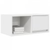 Szafki RTV 2 szt. Białe 60x31x25,5 cm Drewno klejone