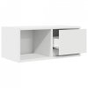 Szafki RTV 2 szt. Białe 60x31x25,5 cm Drewno klejone