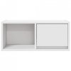 Szafki RTV 2 szt. Białe 60x31x25,5 cm Drewno klejone