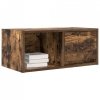 Szafki RTV 2 szt. Dąb wędzony 60x31x25,5 cm Drewno klejone