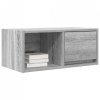 Szafki RTV 2 szt. Szary Sonoma 60x31x25,5 cm Drewno klejone