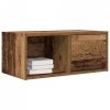 Szafki RTV 2 szt. Stare drewno 60x31x25,5 cm Drewno klejone