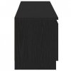 Szafka pod TV z oświetleniem LED, czarny dąb, 120x30x36 cm