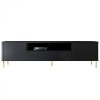 Komoda RTV RADIUS 180NZ czarny