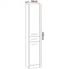 Szafka łazienkowa wysoka SLIM SL1 biały laminat
