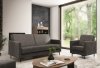 Pufa SELVA B manila dark grey czarny