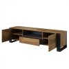 Komoda RTV WOODY 180 dąb wotan / antracyt