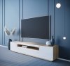 Komoda RTV DONE 200 dąb artisan / biały połysk