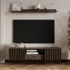 Szafka RTV PIEMONTE PE03 jesion portland + czarny