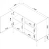 Komoda TIFFANY 1D2S zieleń mat