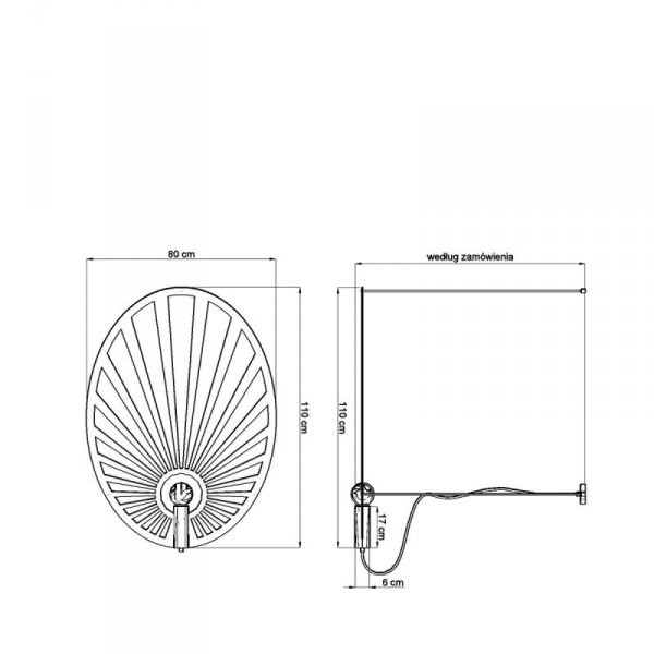 Lampa wisząca LEHDET złota