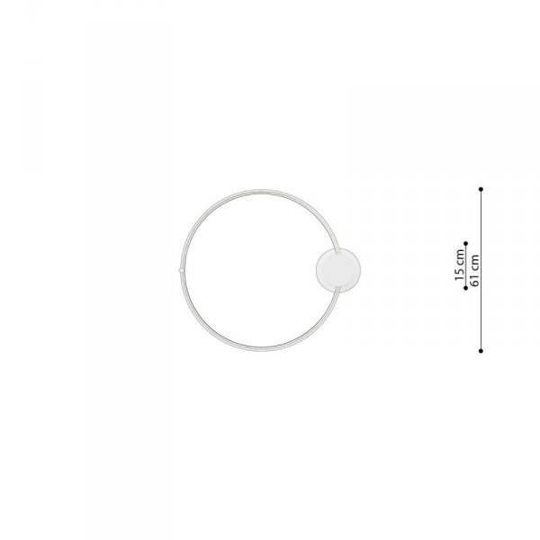 Plafon RIO 55 biały LED 3000K