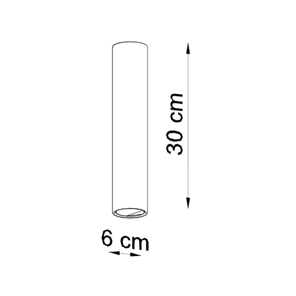 Plafon LAGOS 30 biały