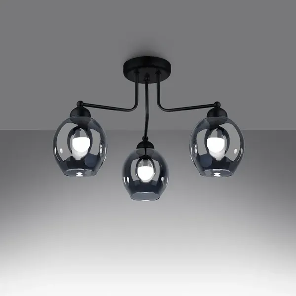 Żyrandol FILLAN 3 czarny