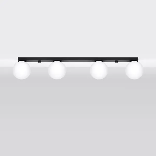 Plafon YOLI 4 czarny